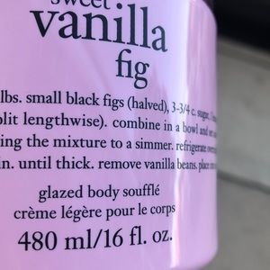 Philosophy sweet vanilla fig 16 ounces